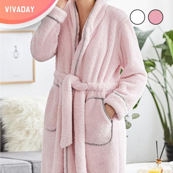 VIVA-M93 겨울 롱 홈가운 잠옷 홈웨어 파자마 잠옷세트 란제리 실내복 이지웨어 가운