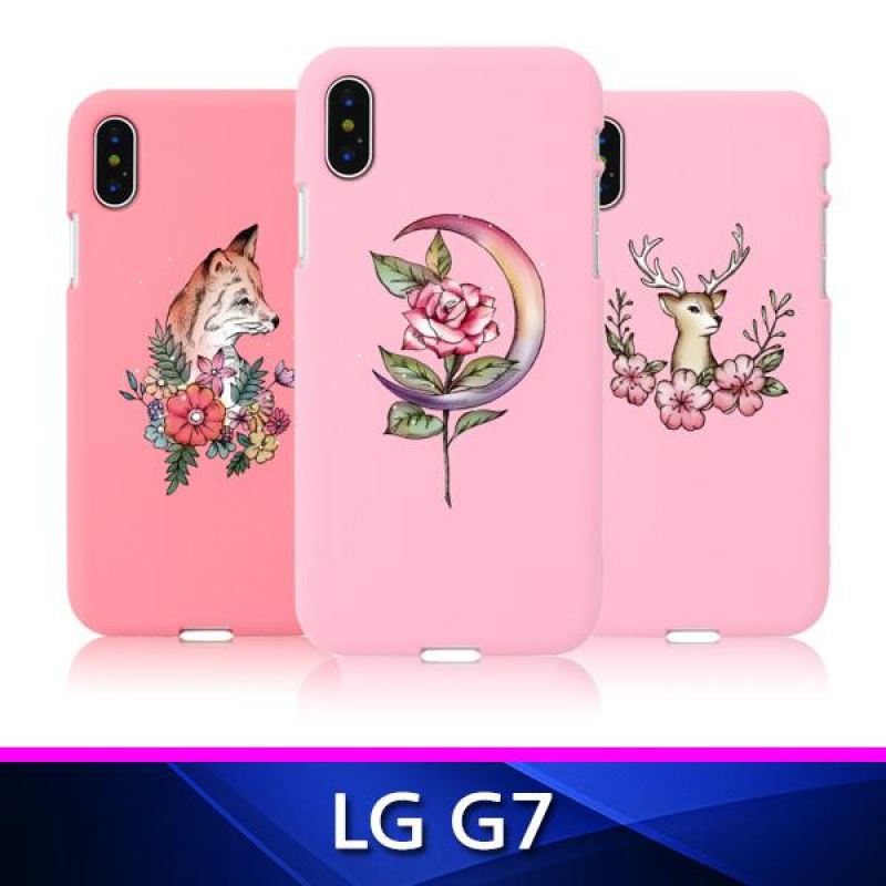 LG G7 TZ 꽃과 동물 소프트 폰케이스 핸드폰케이스 휴대폰케이스 그래픽케이스 소프트케이스 G7케이스