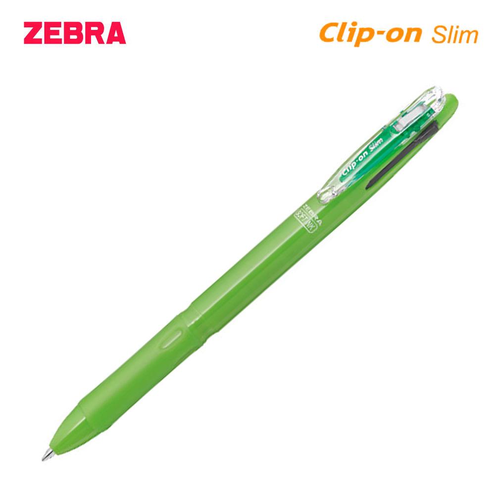 제브라 클립온 슬림 소프트 3색펜 (B3AZ14) 0.7mm (라이트그린) 볼펜 승진선물 입학선물 졸업선물 취업선물