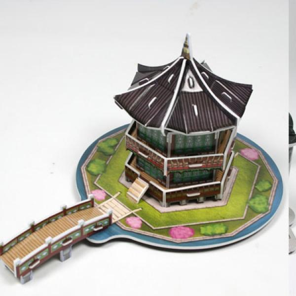 3D입체퍼즐 - 경복궁의 정원 향원정 (건축물)(우드락모형) 우드락모형 우드락퍼즐 입체퍼즐 입체모형 3d입체퍼즐
