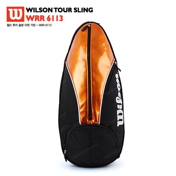 윌슨TOUR SLING(슬링) 가방 WRR6113 BKOR 스포츠가방 윌슨 윌슨배드민턴가방 배드민턴백 배드민턴가방 배드민턴2단백 배드민턴라켓가방 윌슨가방