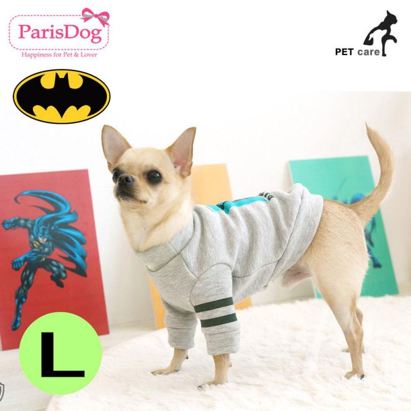 패리스독 배트맨 B디자인 티셔츠 (L) 강아지 티셔츠 T셔츠 애견용품 애완용품