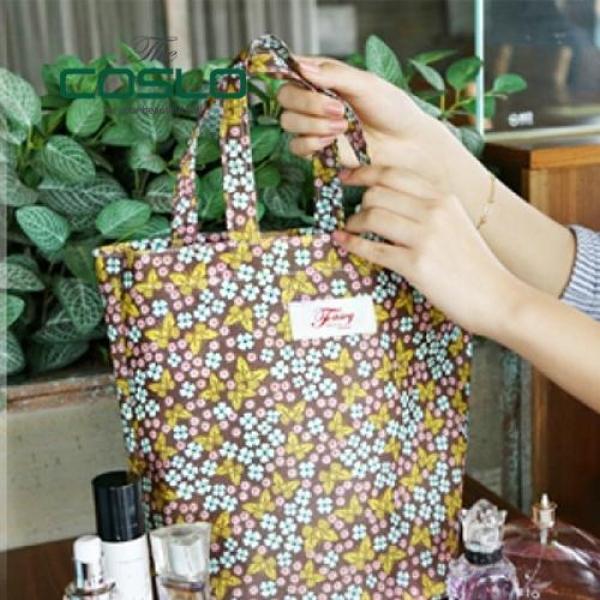 탄탄한 에코백 꽃나비 비치백 숄더 천가방 파우치 가방 작은가방 파우치가방 페브릭파우치