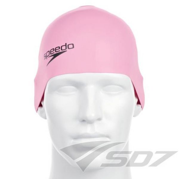 SCA-SA200PK Plain Moulded Cap Pink 스피도 투구형수모 수영모자 수영용품 수영모 수중운동용품 캐릭터수영모