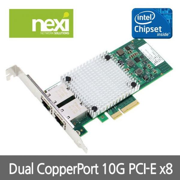 DUAL COPPERPORT 10G PCI-EXPRESS x8 서버어댑터 컴퓨터 케이블 USB 젠더 네트워크
