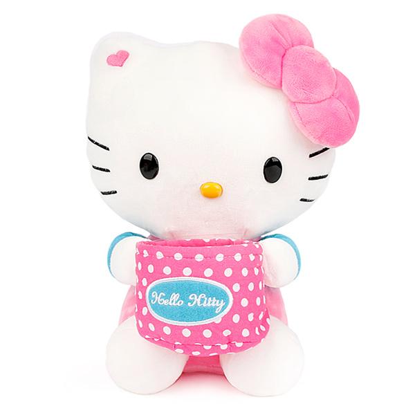 헬로키티 바구니 봉제인형-핑크 10in(25cm) 산리오 산리오인형 헬로키티 키티 키티인형 캐릭터인형 고양이 캣 고양이인형 캐릭터인형