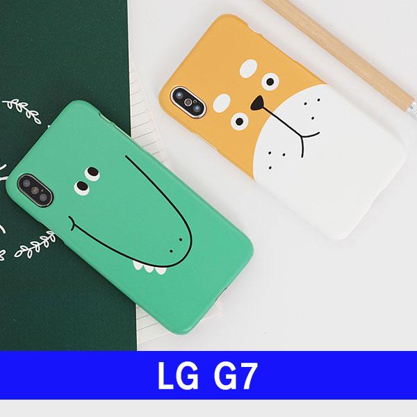 LG G7 애니멀 빅페이스 G710 하드케이스 엘지G7케이스 LGG7케이스 G7케이스 엘지G710케이스 LGG710케이스