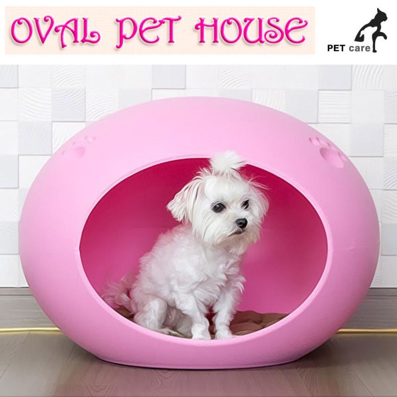 오블 하우스 (핑크) 강아지 하우스 강아지집 개집 애견용품