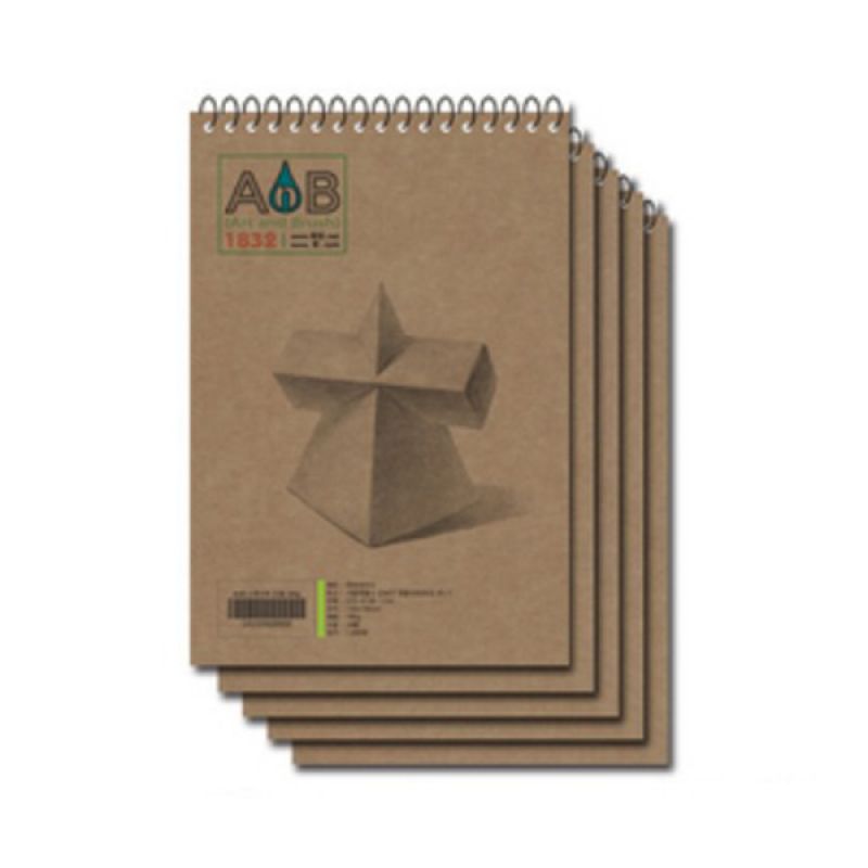 AnB 32절 스케치북 드로잉북 소묘 180g 18매 백상지 박스단위(100권) 드로잉북 스케치북 스케치 드로잉 32절스케치북 아이디어스케치북