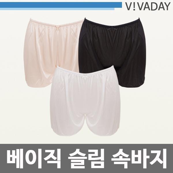 VIVA-E13 베이직 슬립속바지 속바지 속치마 이너웨어 언더웨어 여성속옷