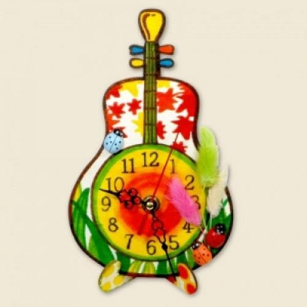 (만들기재료)가을악기시계 만들기 3개묶음 만들기재료 악기시계 바이올린시계 가을시계 아이시계 어린이집만들기 유치원만들기 만들기수업