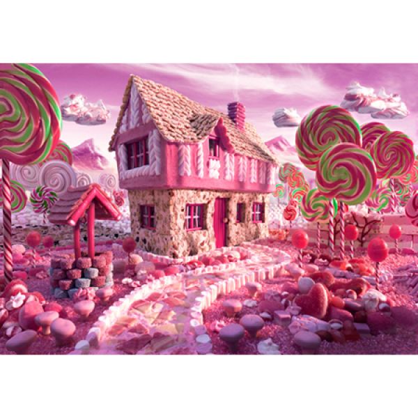 1000피스 목재 직소퍼즐 - 핑크 쿠키하우스 (WPK22) 직소퍼즐 퍼즐 퍼즐직소 일러스트퍼즐 취미퍼즐