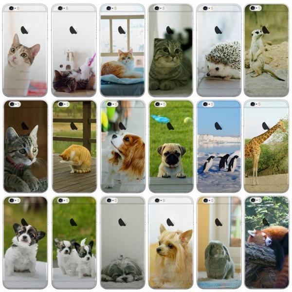 갤럭시J6 2018 러브애니멀 투명 젤리 케이스 J600 귀여운케이스 강아지케이스 커플케이스 동물케이스 고양이케이스