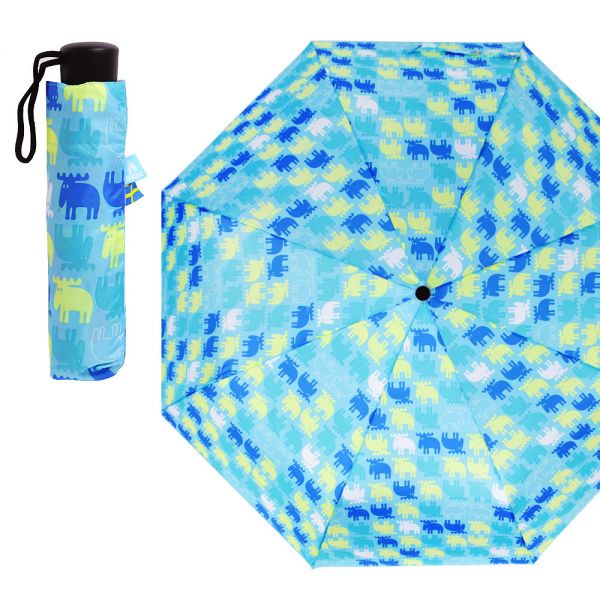 모즈 패턴 55 3단 수동우산-블루 우산 유아우산 아기우산 아동우산 어린이우산 초등학생우산 캐릭터우산 캐릭터장우산 자동우산 3단자동우산