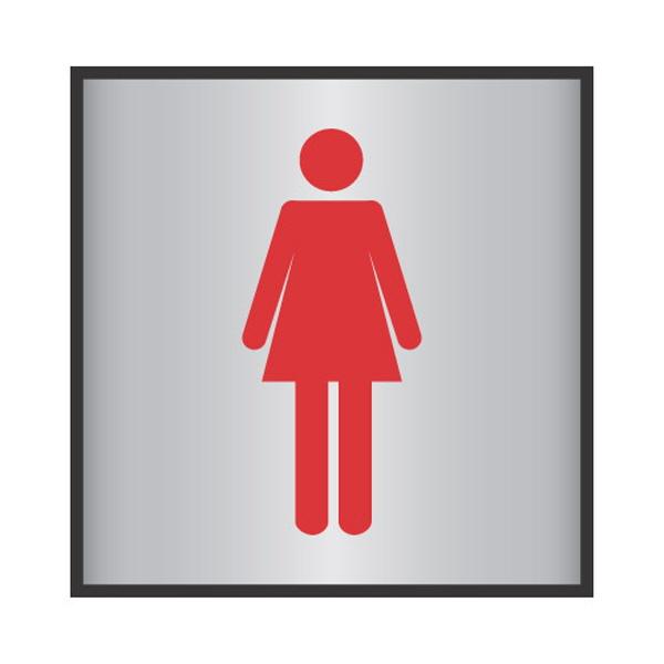 몽동닷컴 세모네모 알루미늄 5003 여자화장실 100x100 표지판 표지판 표찰 안내판 간판 알림판