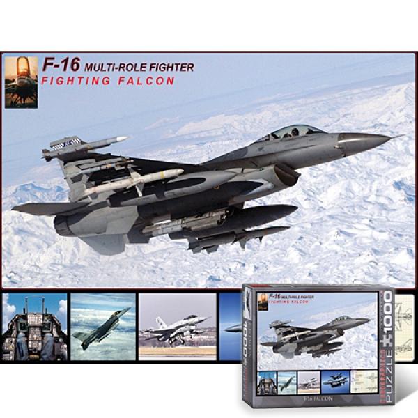 1000조각 직소퍼즐 - F-16 팔콘 전투기 (유액없음)(유로그래픽스) 직소퍼즐 퍼즐 퍼즐직소 일러스트퍼즐 취미퍼즐