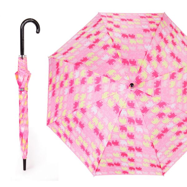 모즈 패턴 58 장우산-핑크 우산 유아우산 아기우산 아동우산 어린이우산 초등학생우산 캐릭터우산 캐릭터장우산 자동우산 3단자동우산