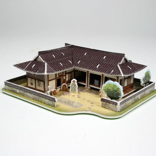 3D입체퍼즐 - 한국의 전통가옥 기와집 (건축물)(우드락모형) 우드락모형 우드락퍼즐 입체퍼즐 입체모형 3d입체퍼즐