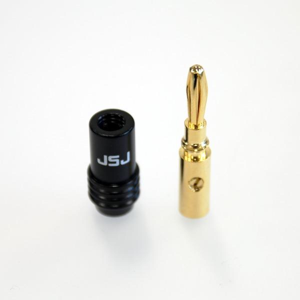 바나나 잭  JSJ A  24k 금도금 바나나 플러그 음향기기 오디오 스피커 엑세사리 케이블 단자 컨넥터 전원케이블 콘덴서 볼륨저항