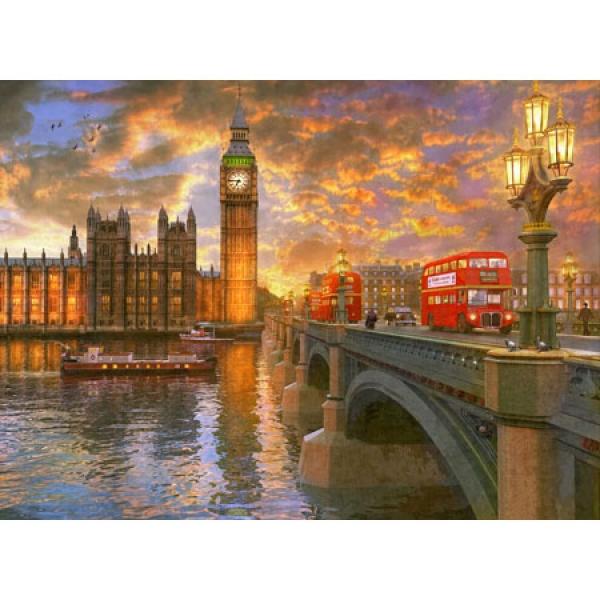 500조각 직소퍼즐 - 런던의 노을 (유액포함)(더페이퍼) 직소퍼즐 퍼즐 퍼즐직소 일러스트퍼즐 취미퍼즐