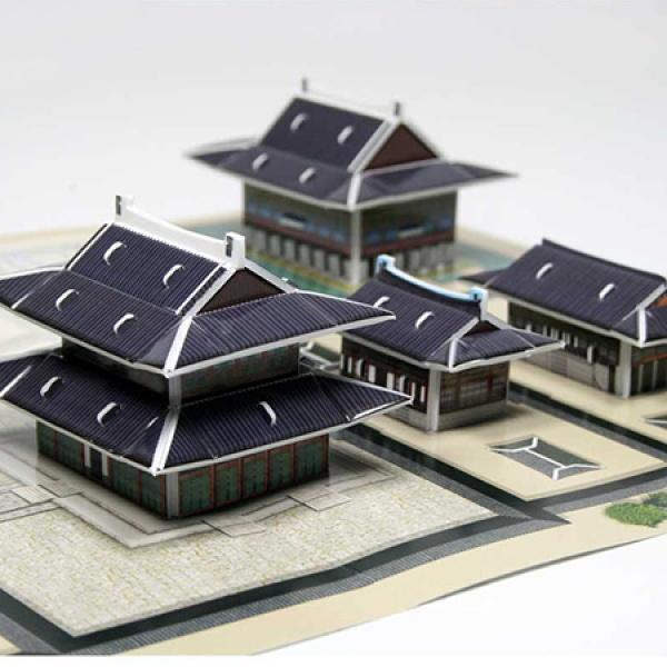 3D입체퍼즐 - 조선의 정궐 경복궁 (건축물)(우드락모형) 우드락모형 우드락퍼즐 입체퍼즐 입체모형 3d입체퍼즐