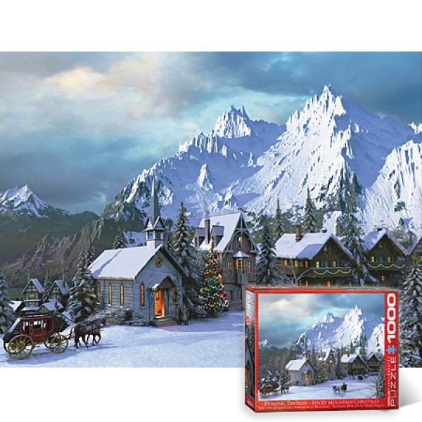 1000조각 직소퍼즐 - 록키산맥의 크리스마스 (유액없음)(유로그래픽스) 직소퍼즐 퍼즐 퍼즐직소 일러스트퍼즐 취미퍼즐