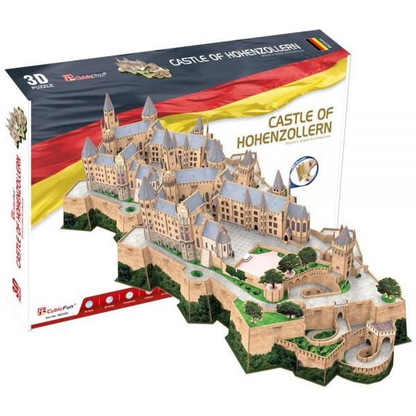 (3D퍼즐마을)(큐빅펀)(MC232h) 호엔촐레른 성 독일 입체퍼즐 건축모형 마스코트 3D퍼즐 뜯어만들기 조립퍼즐 우드락퍼즐 세계유명건축물 유럽
