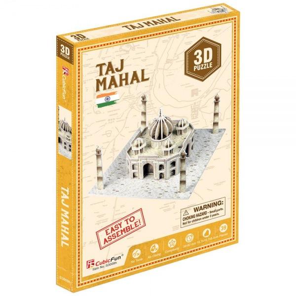 (3D입체퍼즐)(큐빅펀)(S3009h) 타지마할 인도 입체퍼즐 건축모형 마스코트 3D퍼즐 뜯어만들기 조립퍼즐 우드락퍼즐 세계유명건축물 아시아