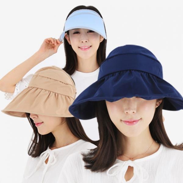 썬캡 여성 돌돌이 바캉스 비치 밀짚 왕골 여름 모자 썬캡 선캡 돌돌이썬캡 여성모자 모자