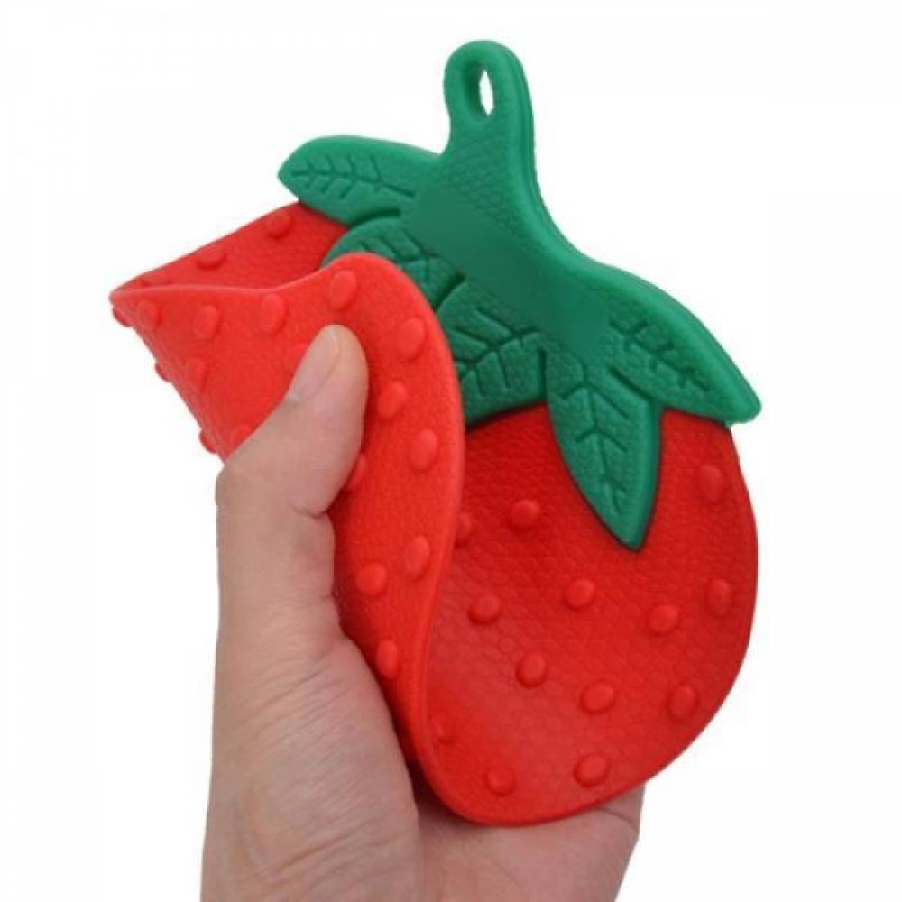 (FLAITO)실리콘 딸기 냄비받침 주방용품 실리콘 냄비받침 딸기냄비받침 주방잡화