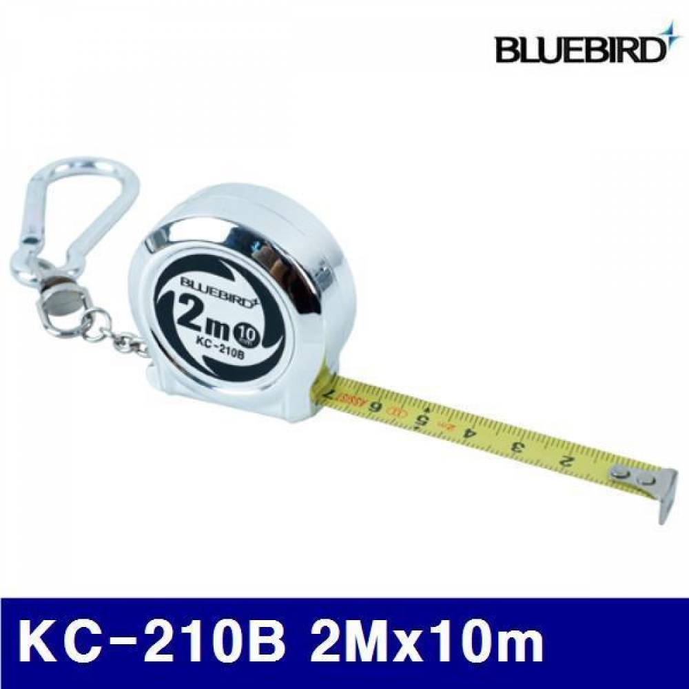 블루버드 4007463 키고리줄자 (단종)KC-210B 2Mx10m 클립형 (24EA) 게이지 측정공구 계측기 측정공구 자 줄자 각도기 줄자