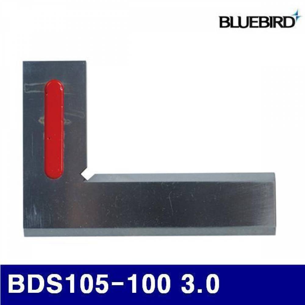 블루버드 4008152 양날형 직각자 (단종)BDS105-100 3.0 100/70/25/6 (1EA) 게이지 측정공구 계측기 측정공구 자 줄자 각도기 직각자