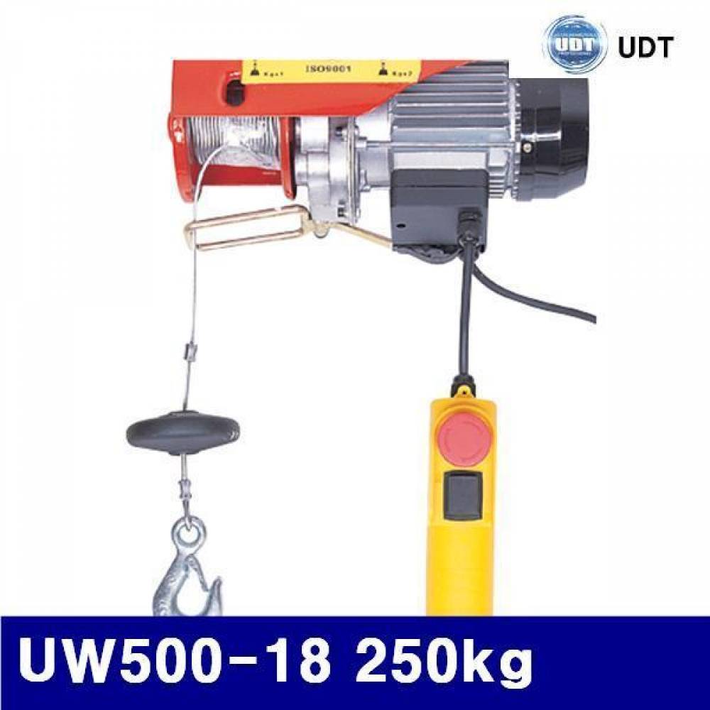 UDT 5004074 미니전동윈치 UW500-18 250kg 500kg (1EA)