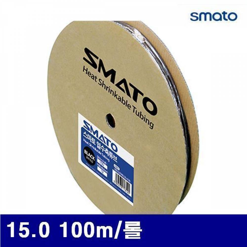스마토 1125379 열 수축 튜브 15.0 100m/롤  (1EA) 전기 조명 수축튜브 전기 조명 전선릴 수축튜브