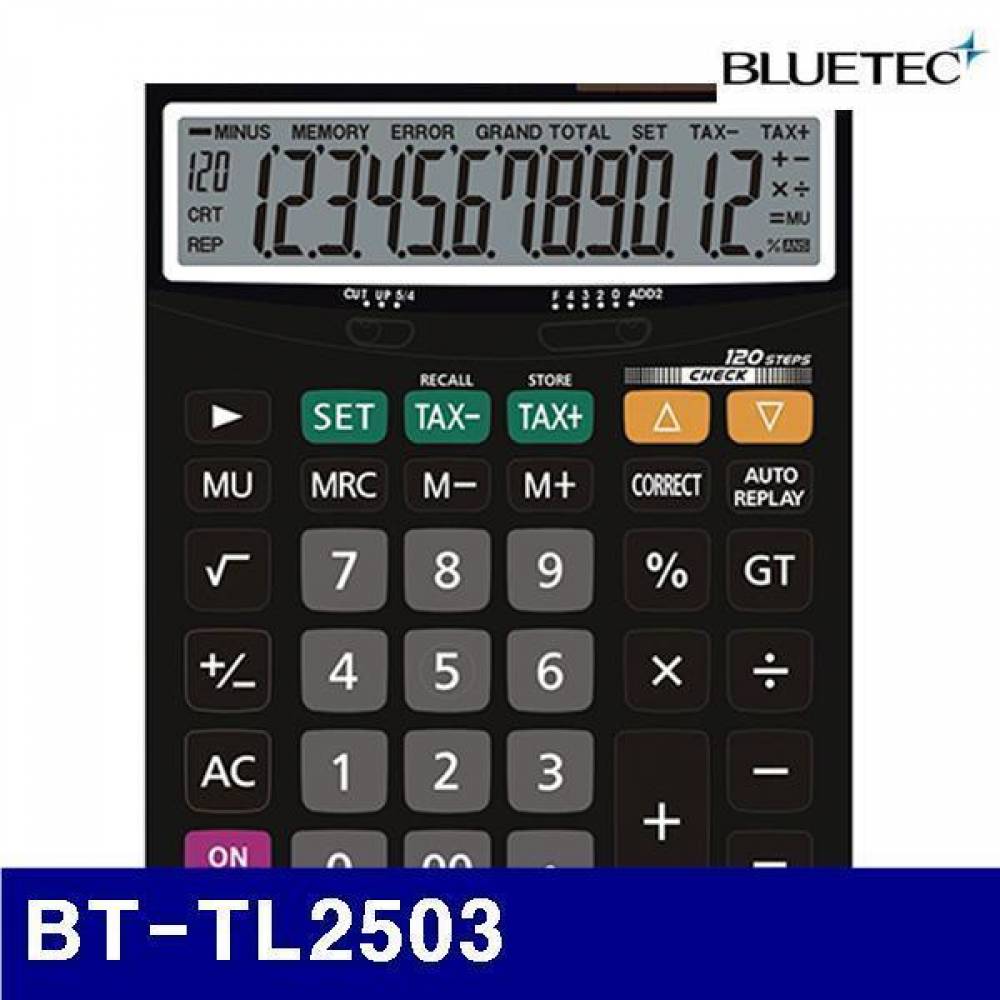 블루텍 4010670 전자계산기 BT-TL2503   (1EA) 계산기 측정공구 측정기 측정공구 계산기 계산기