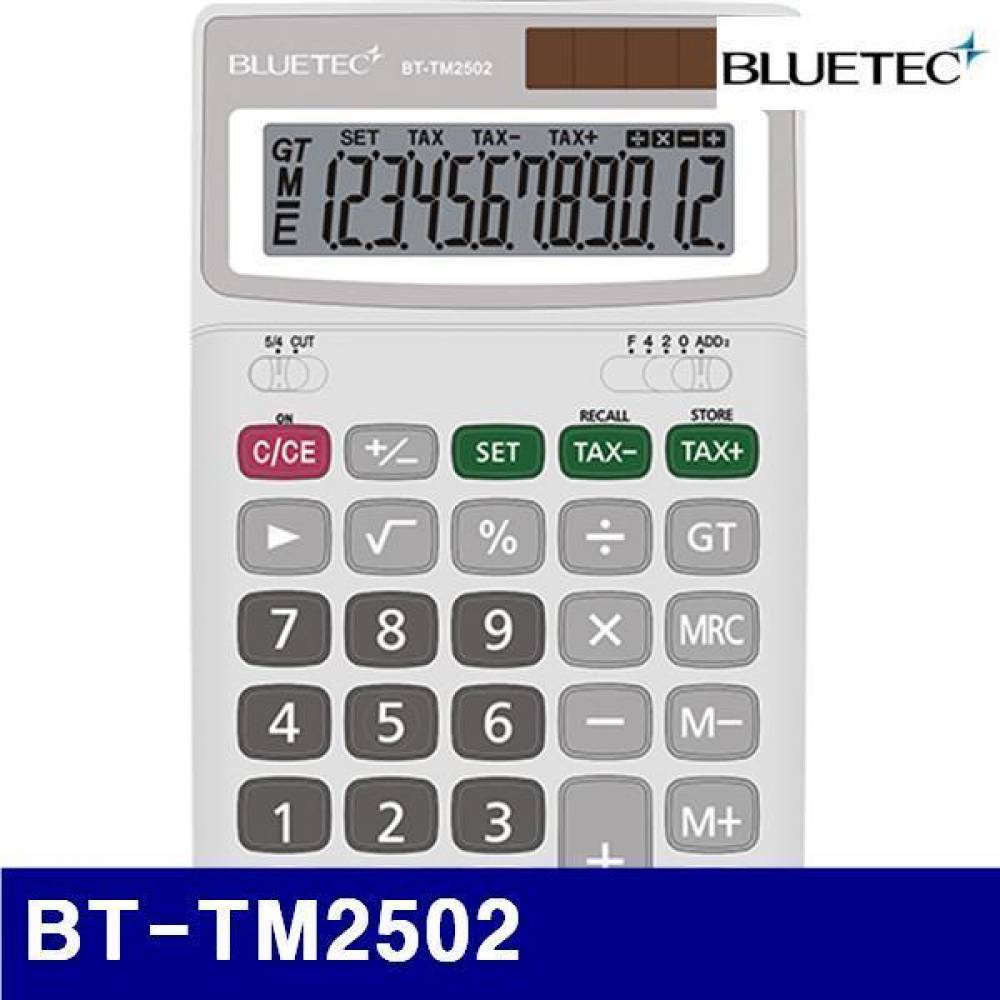 블루텍 4010661 전자계산기 (단종)BT-TM2502   (1EA) 계산기 측정공구 측정기 측정공구 계산기 계산기
