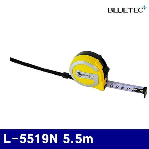 블루텍 4014782 자동줄자 L-5519N 5.5m 19mm (1EA) 줄자 측정공구 계측기 측정공구 자 줄자 각도기 줄자