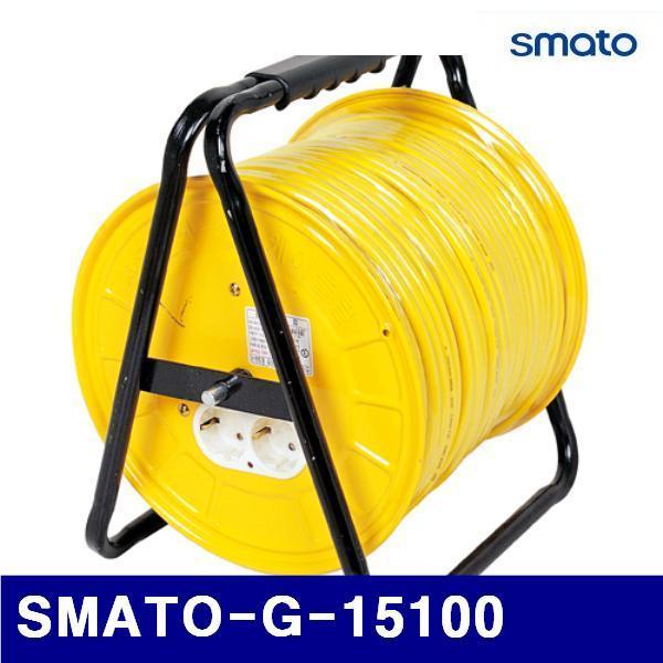 스마토 1032219 접지형전선릴 (단종)SMATO-G-15100 1.5SQx3Cx100m (1EA) 전선릴 멀티코드 멀티탭 멀티코더 전기 조명 전선릴 전선릴