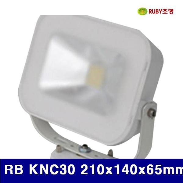 루비조명 1046434 LED투광기 RB KNC30 210x140x65mm (1EA) 전기 조명 조명기구 랜턴 루비조명 공구